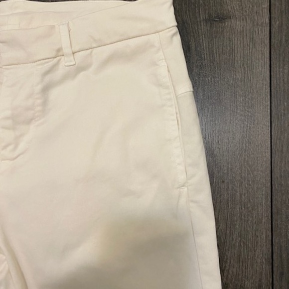 Nili Lotan Tel Aviv Slim Leg Cropped Cream Pants Size 0 - Picture 4 of 10